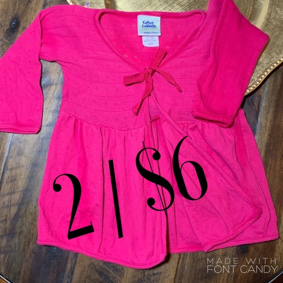 Cotton Caboodle pink cardigan - Picture 1 of 3